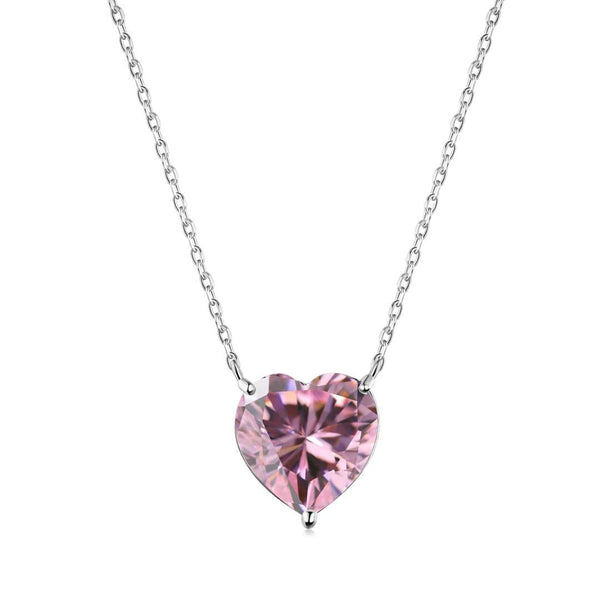 <MAGIC>6.0 carat Radiant Heart Shape Necklace