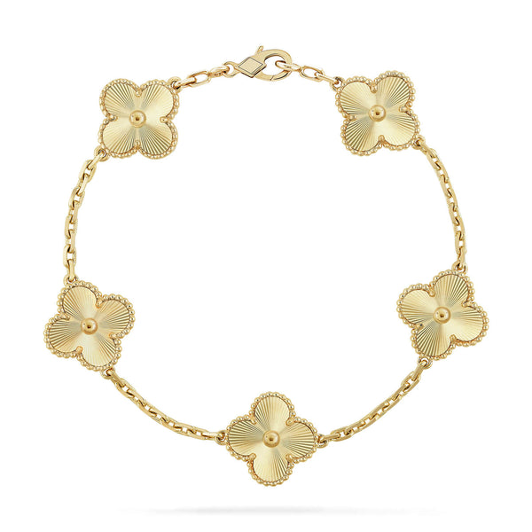 ˇMagic JewelryˇCLOVER 5 FLOWERS LASER BRACELET