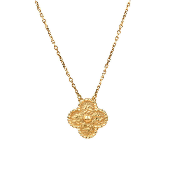 ˇMagic JewelryˇCLOVER 15MM  BRONZING NECKLACE